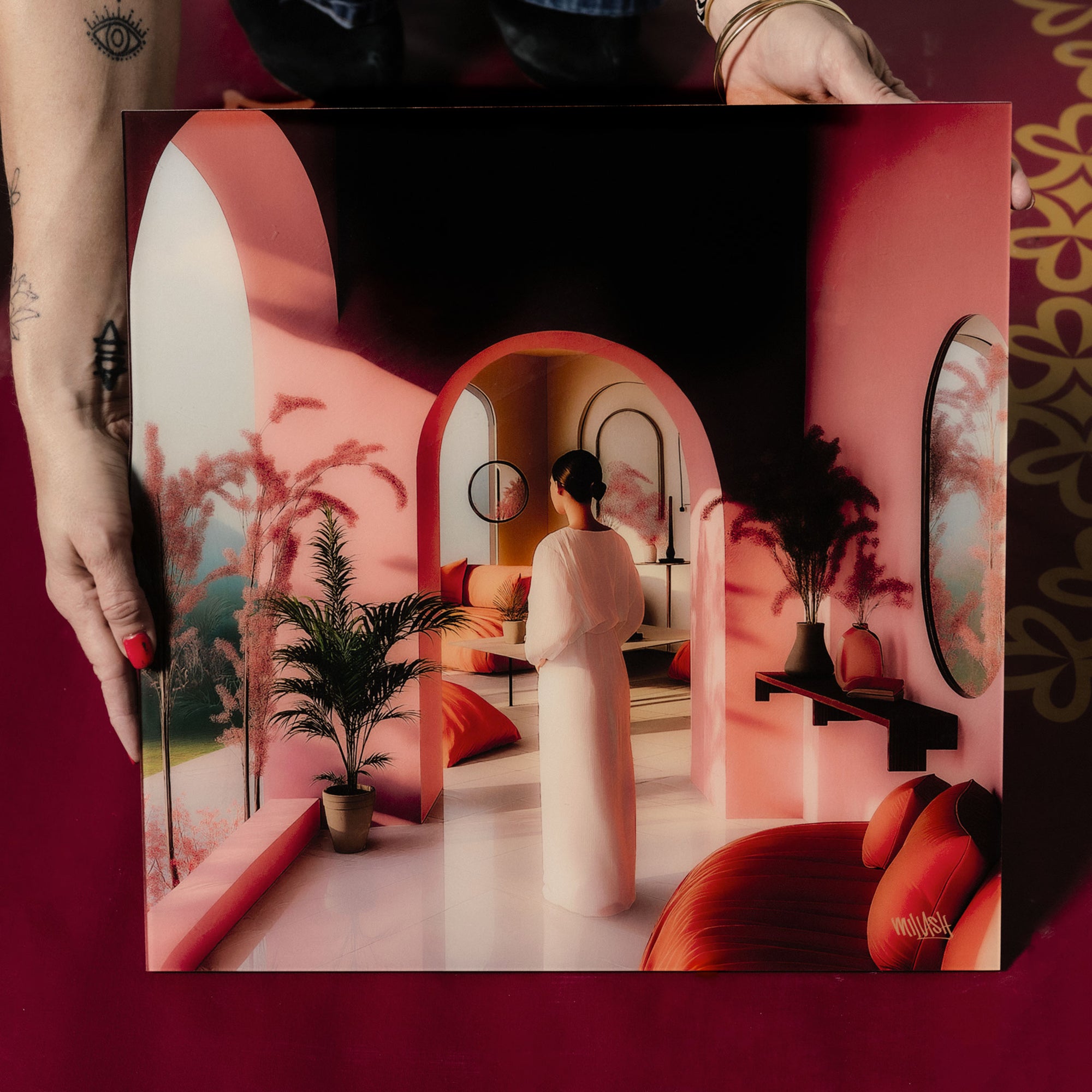 LADY IN A PINK ROOM