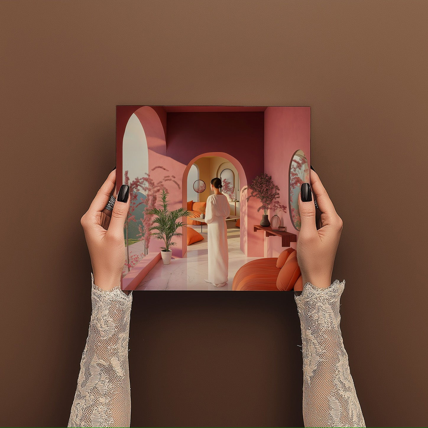 LADY IN A PINK ROOM
