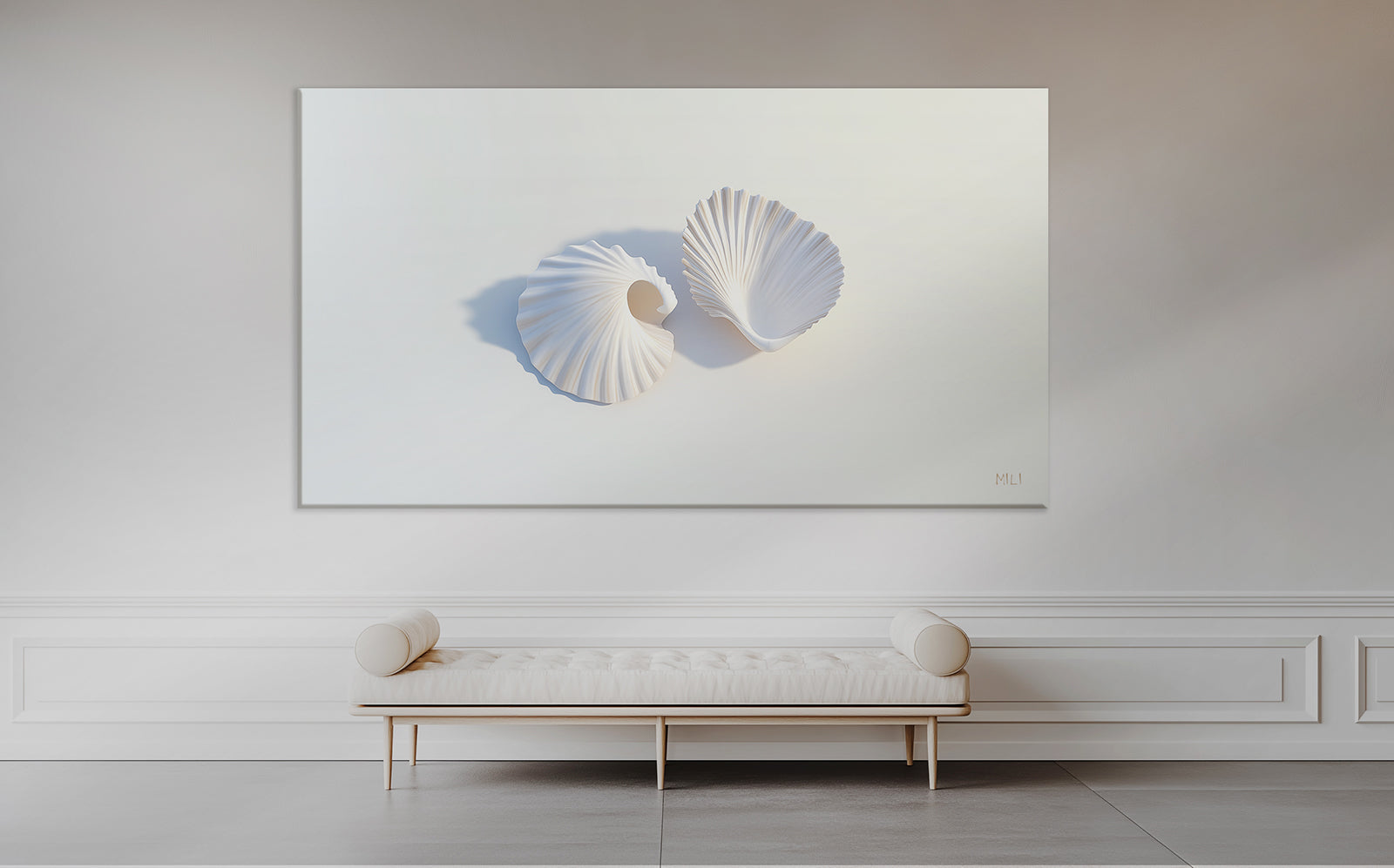 WHITE SEASHELLS